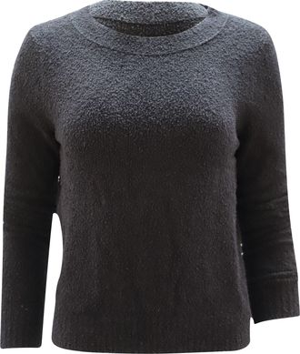 Vince Boucle Sweater in Navy Blue Cotton