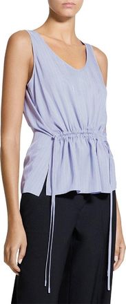 Theory Washed Twill Tie Easy Tank