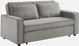 Sweeek Divano letto a 3 posti in velluto a coste