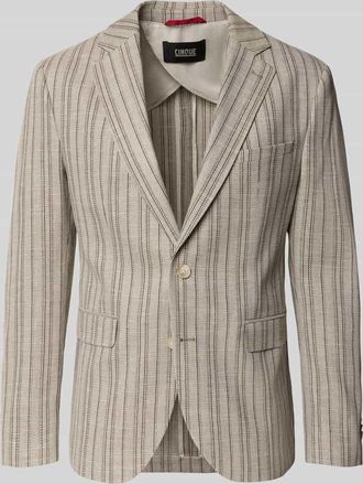 Cinque Slim Fit 2-Knopf-Sakko mit Pattentaschen Modell CIDATA in Mittelgrau, Gr&ouml;&szlig;e 102