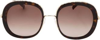 Missoni Ladies Brown Geometric Sunglasses MIS 0034/S