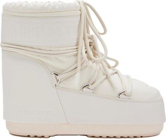 Moon Boot MB Icon Low Rubber - Heren - Snowboots - Wit - 39 EU - Leer - Fitness