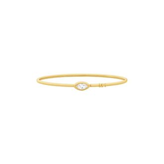 Michael Kors Marquise Wire Bangle - Dames - Accessoires - Geel - Maat: ONE Size