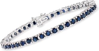 Ross-Simons Sapphire Tennis Bracelet in Sterling Silver