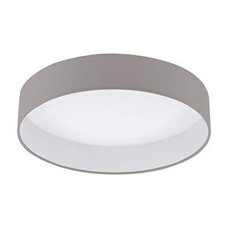 Eglo Eglo Palomaro Lampada Da Soffitto Integriert, 18 W, Taupe/wei&szlig;, 40.5 X 40.5 X 10 Cm