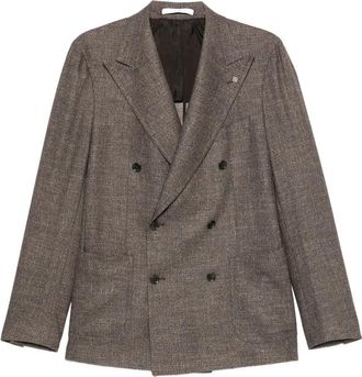 Tagliatore Double-breasted Checked Blazer