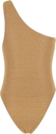 Os&eacute;ree Womens One-Piece Swimsuit Lumiere Stones Metallic Swimwear Sea Clothing