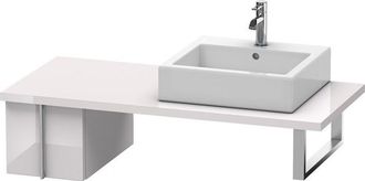 Duravit Duravit Vero Vanity Unit Para Consola, 6556, 1 Extra&iacute;ble, 300mm, Color (frente/cuerpo): Laca Blanca Lila Alto Brillo - Ve655602727