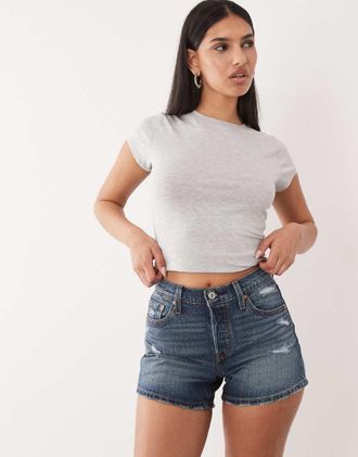 Levi's 501 Hourglass - Pantaloncini in denim blu scuro