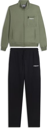 Freddy Tuta uomo zip e collo alto in cotone Interlock