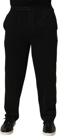 Emporio Armani Cotton Blend Logo Waistband Trouser Mens Pants (Pre-Owned)