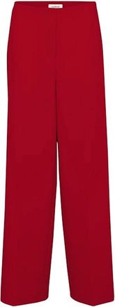 Soaked In Luxury Wijde Lange Broek Salsa - Dames - Wijde Broeken - Rood - S - Broeken