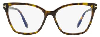 Tom Ford TF5812B Blue Block Optical Eyeglasses - Brown