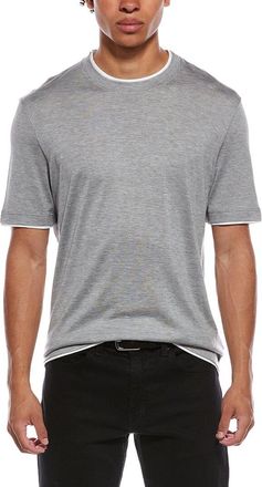 Brunello Cucinelli Silk-Blend T-Shirt