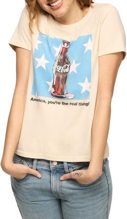 Lucky Brand Coca-Cola Graphic T-Shirt in Whitecap Gray at Nordstrom, Size Xx-Large