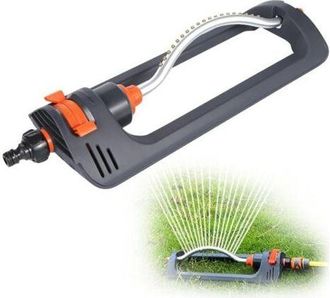 OEM Aspersor Oscilante Para Riego De Hasta 250 M&sup2;, Aspersor De Jard&iacute;n Con 19 Orificios, Ancho Y Direcci&oacute;n Ajustables