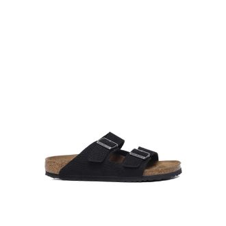 Birkenstock Black Suede Leather Sandals