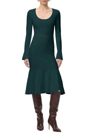 H&eacute;rve L&eacute;ger The Alena Dress in Viridian at Nordstrom Rack, Size Small
