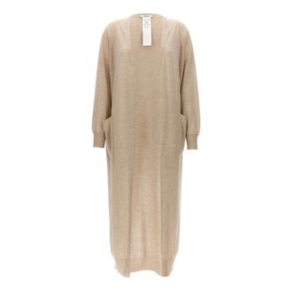 Max Mara Katanga Cardigan - female - Max Mara - Cashmere Knitwear - Beige - L - Knitwear
