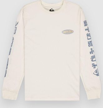Quiksilver Evo Border Lines Kids Longsleeve T-Shirt wit