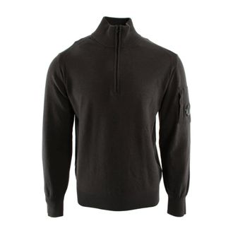 C.P. Company Half-Zip Jumper - male - C.P. Company - Turtlenecks - Gray - S - Knitwear