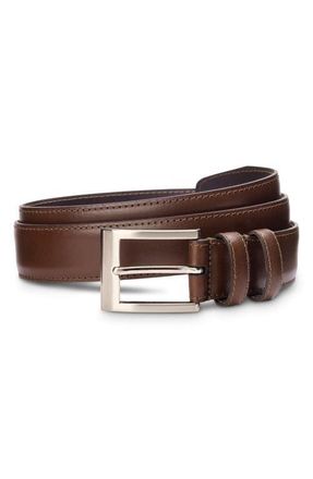 Allen Edmonds Classic Wide Belt in Mahogany at Nordstrom, Size 32