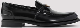 Prada Black Leather Loafers