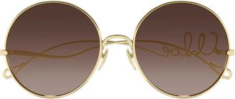 Chlo&eacute; Sunglasses Ch0372 S 001 Gold/Brown Women