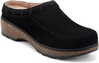 Earth Kamona Clog in Black Suede at Nordstrom, Size 9.5