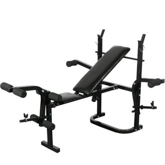 vidaXL Panca Pesi Nera - Vidaxl