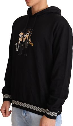 Dolce & Gabbana dgfamily Character Embroidered Hoodie - Black