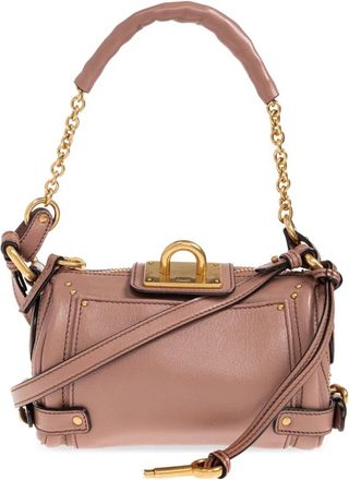 Chlo&eacute; Paddington Small Shoulder Bag - Dames - Schoudertassen - Roze - ONE Size - Leer - Tassen