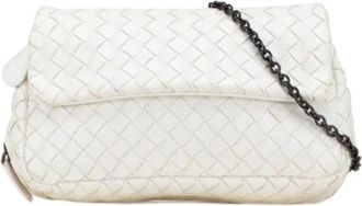 Bottega Veneta Pre-owned Cross Body Bags, female, White, Size: ONE SIZE Pre-owned