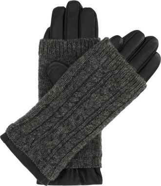 Kazar Corinna Handschoenen - Dames - Handschoenen - Zwart - L - Leer - Accessoires