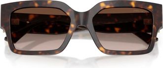 Jimmy Choo London Occhiali da sole - Dames - Zonnebrillen - Bruin - 55 MM - Accessoires