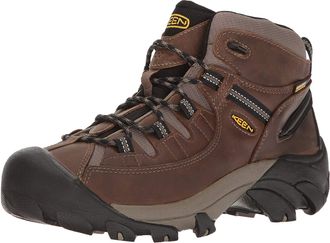 Keen Mens Targhee 2 Mid Wide Waterproof Hiking Boot, Shitake/Brindle, 8.5 UK