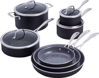 J.A. Henckels International Capri Ceramic 11-pc Aluminum Ceramic Nonstick Cookware Set