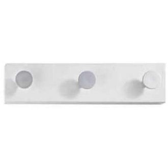 HERDASA Percha Mod. 183 De Pared Moderna 3 Colgadores 3 Colores A Elegir 9 Cm(alto)36 Cm(ancho)3 Cm(largo) Color Vis&oacute;n
