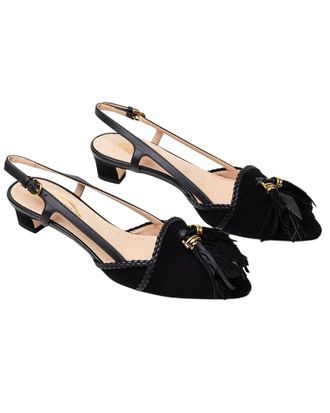 Tod's Tods 4Mm Leaf-Charm Leather Sandal