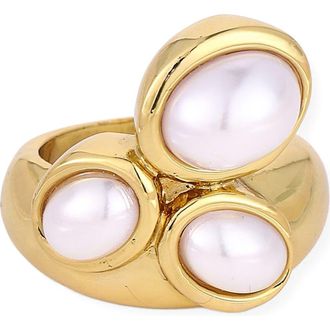 Petit Moments Sevilla Cluster Ring in Gold/Pearl at Nordstrom, Size 7