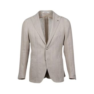 Tagliatore Heren, Jassen, Beige, Maat: 3XL