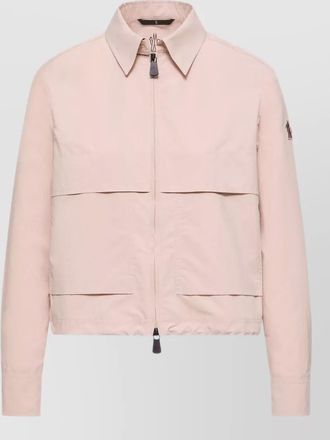 Moncler technical trekking shirt long sleeves collar