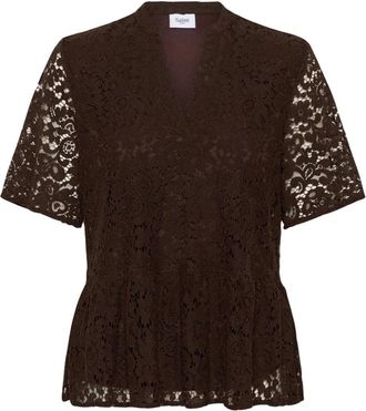 Saint Tropez ZannaSZ Blouse - - Blouses & Shirts - Donna - Marrone - L