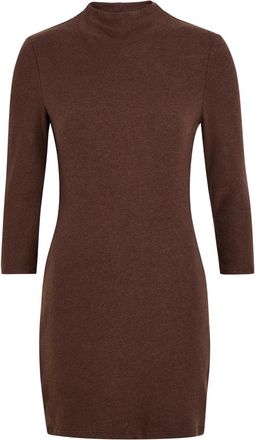 Reformation Camille Lyocell-blend Mini Dress - Dark Brown - S (UK8-10 / S)