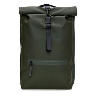Rains Tassen, Heren, Groen, ONE Size, Polyester, Stijlvolle Rugzak