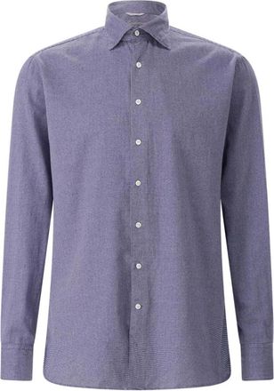 Stenstr&ouml;ms Casual Shirts - Heren - Casual Overhemden - Blauw - M - Katoen - Overhemden
