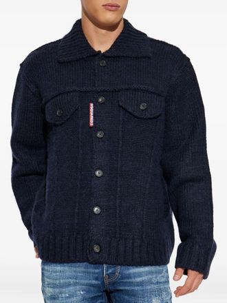 Dsquared2 Gebreid Jeansjack