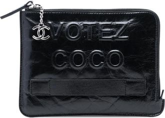 Chanel Pre-owned Zip Pouch - - Pre-owned - Donna - Nero - ONE SIZE