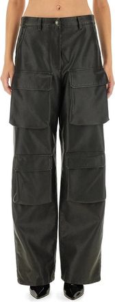 Msgm Straight Broeken - Dames - Straight fit broeken - Zwart - S - Broeken