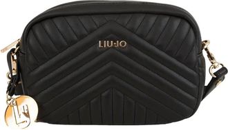 Liu Jo Tassen, Dames, Zwart, ONE Size, Cross Over Crossbody Tas
